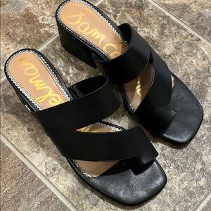 Sam Edelman Black Crisscross Sandals